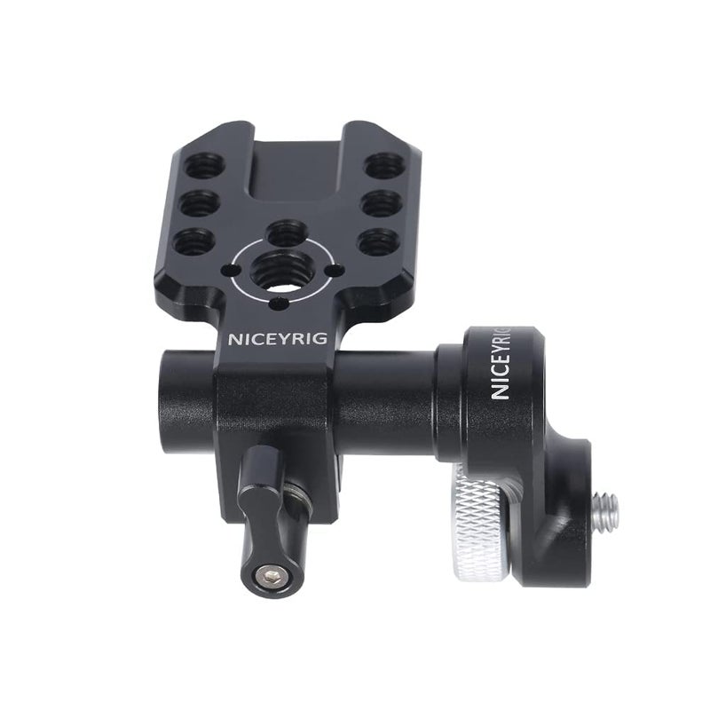 NICEYRIG 15mm Rod Extension Kit with Cold Shoe Plate Applicable for Sony FX6 FS5-458 - Image 2