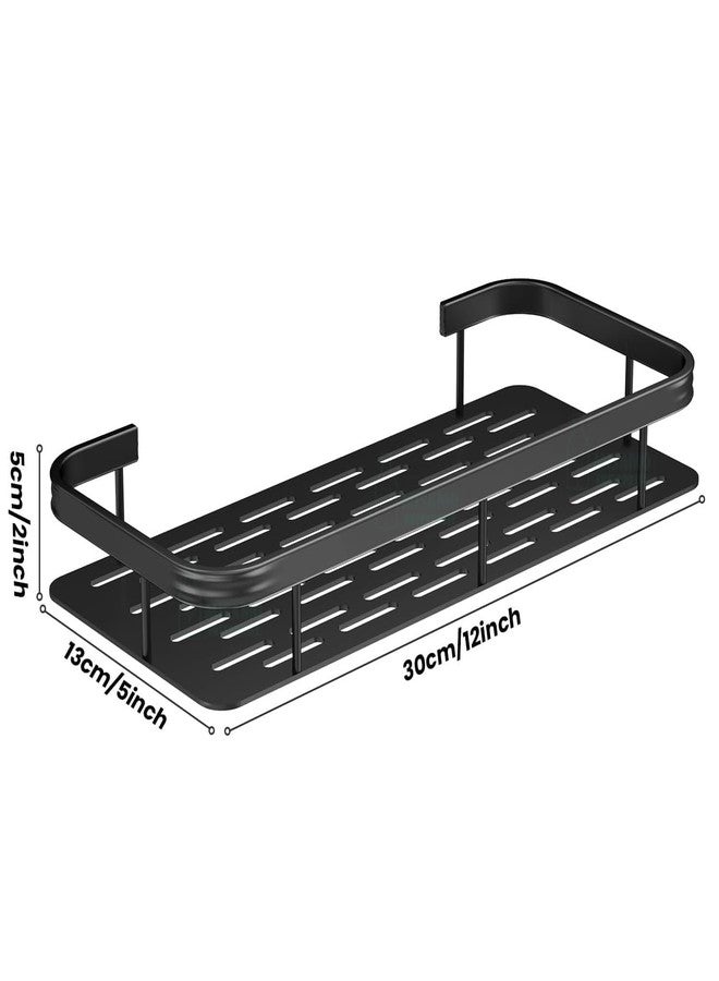 VEZPAX Self Adhesive Bathroom Shelf - Wall Mounted Organizer Rack Holder | No-Drill Wall Shelf Stand for Bathroom Accessories & Toiletries | Strong Adhesive Storage Rack - Image 2