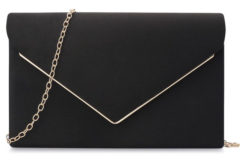 BBjinronjy Clutch Purse for Women Evening Bags Handbags for Wedding Party Cocktail Prom Faux Suede Crossbody Shoulder Bag - Image 1