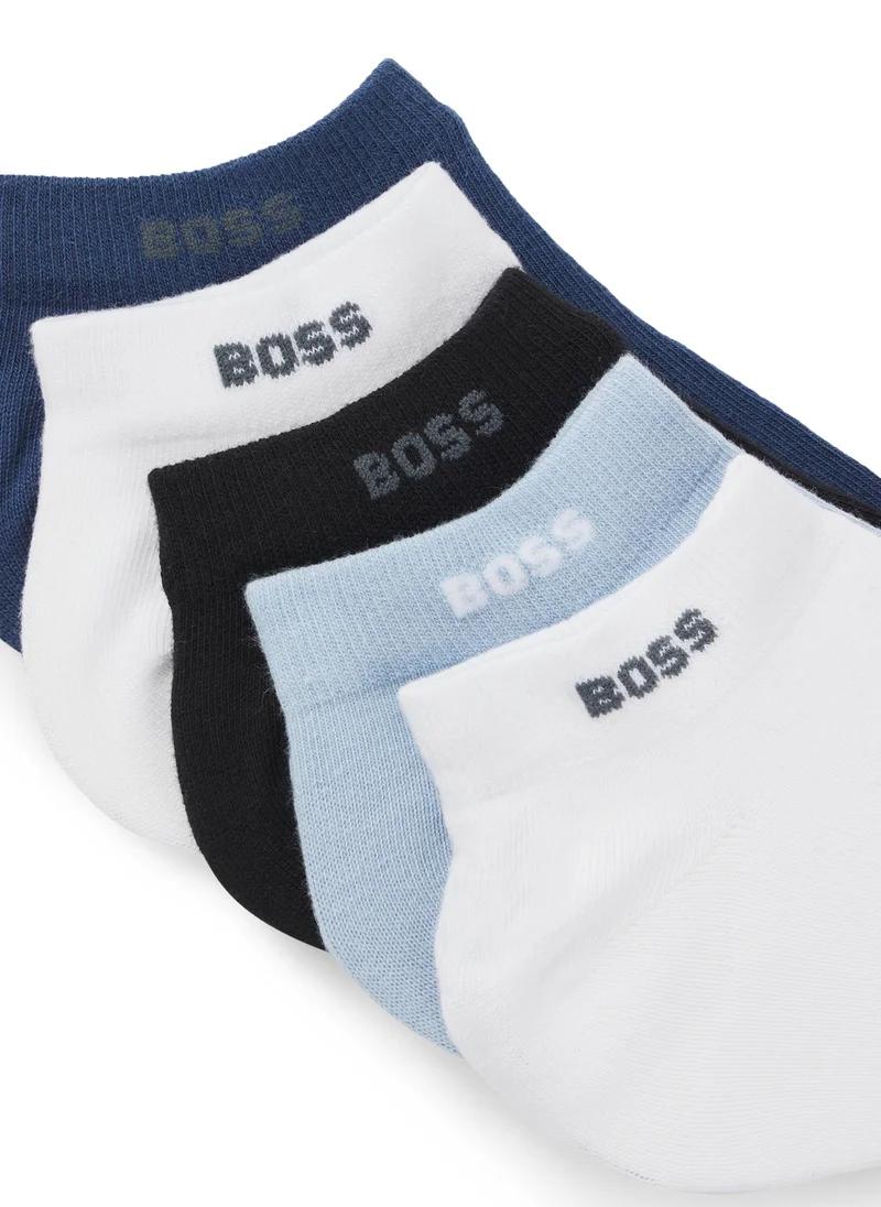 بوس Five-pack of ankle-length socks