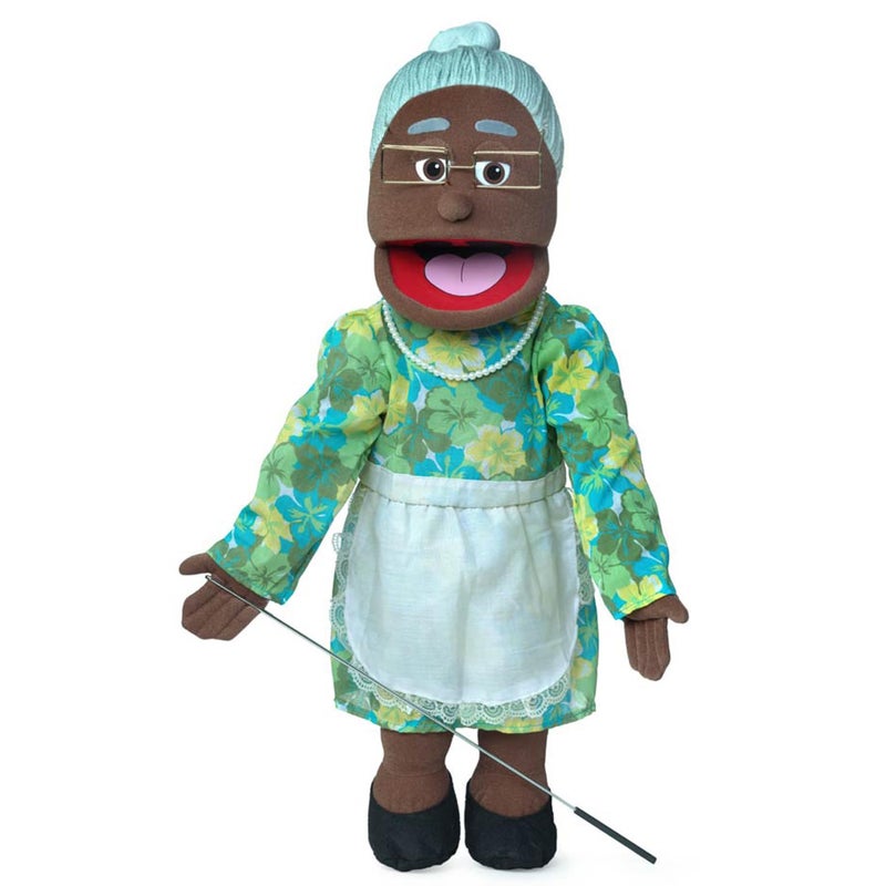 25 Granny Black Grandmother Full Body Ventriloquist Style Puppet