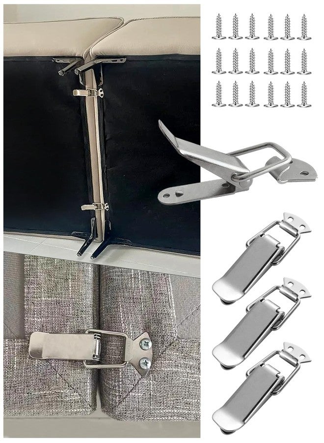 Fizzest Sofa Connectors to Make Sectional Stay，Keep Sectional Couch Together，Modular Clamps，Sectional Couch Hooks Clips Bracket to Hold in Place，Furniture Connectors (1 Box of 4 Pieces) - Image 2