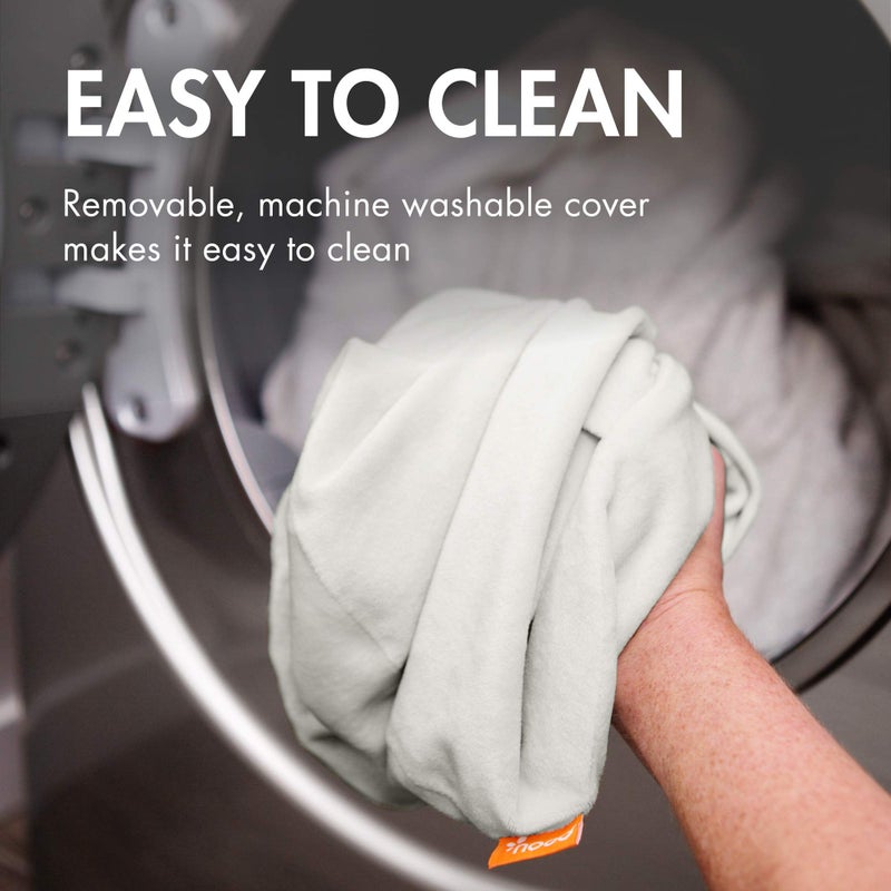 Boon Puff+ Inflatable Baby Bather - Infant Bathtub Includes Microfleece Cover, Swaddle Wings, and Storage Bag â€“ Inflatable Baby Bathtub for Newborns and Infants - Image 4