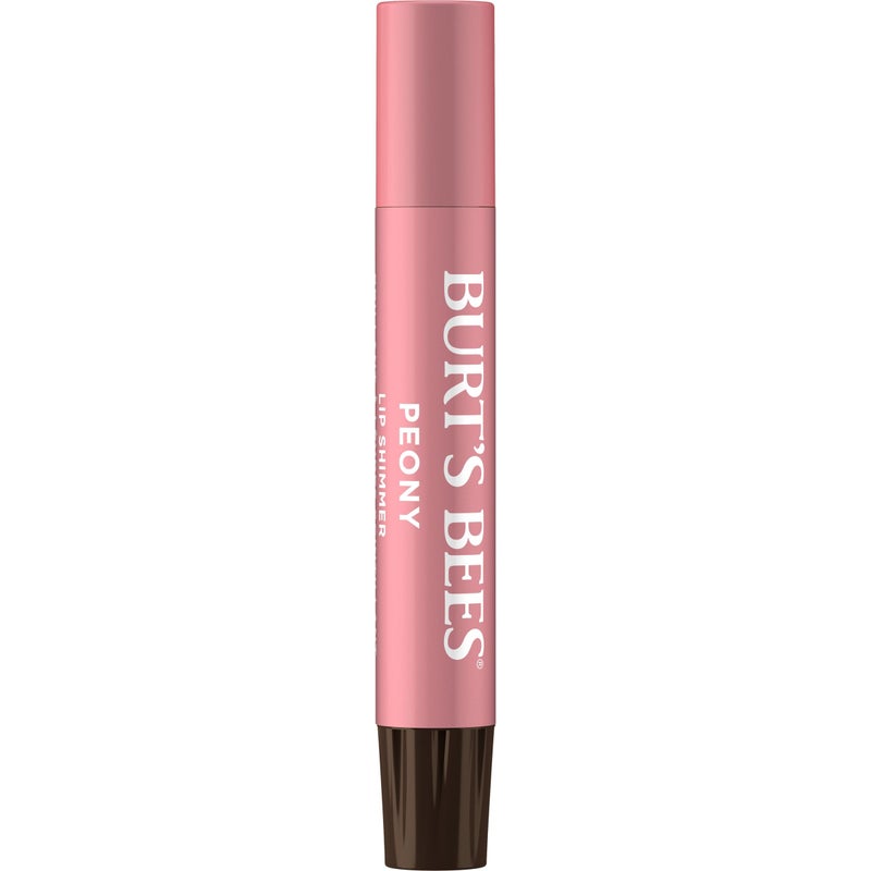 Burt's Bees Shimmer Lip Tint Stocking Stuffers Set, Moisturizing for All Day Hydration with Natural Glowy Pigmented Finish & Buildable Color, Peony (4-Pack) - Image 2