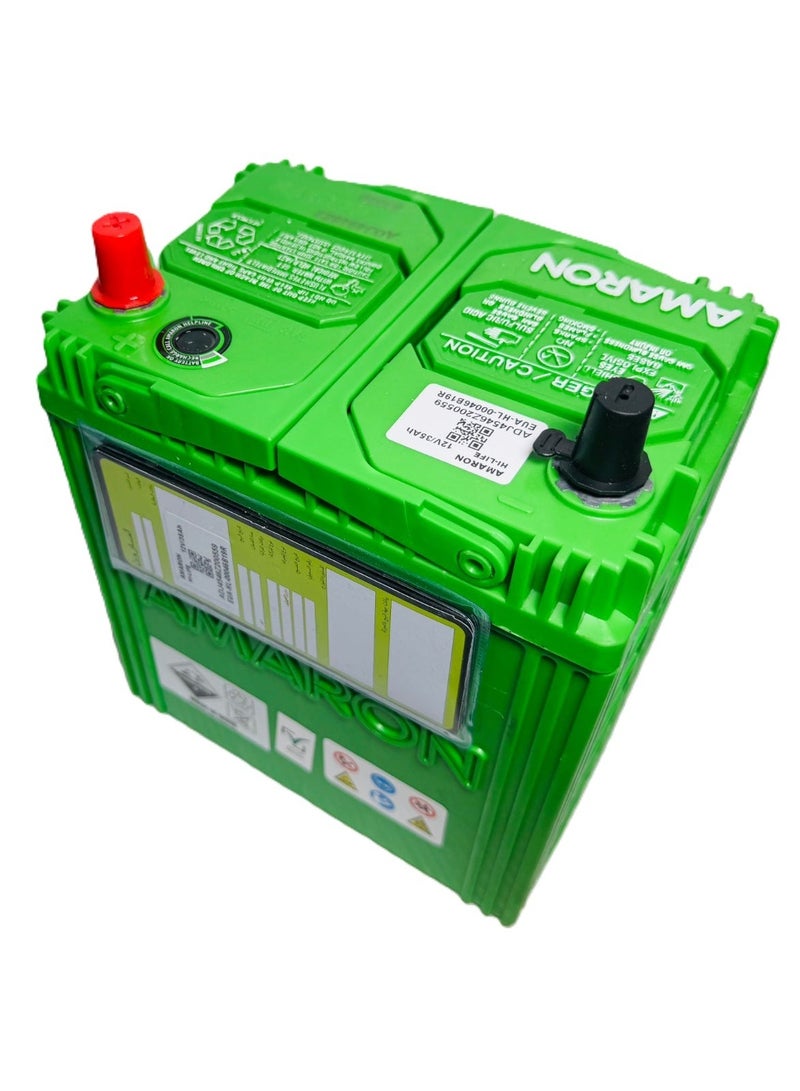 Amaron Car Battery 12V 35AH 46B19R R-Layout Terminal( Toyota Rush / Suzuki Jimny ) - Image 3