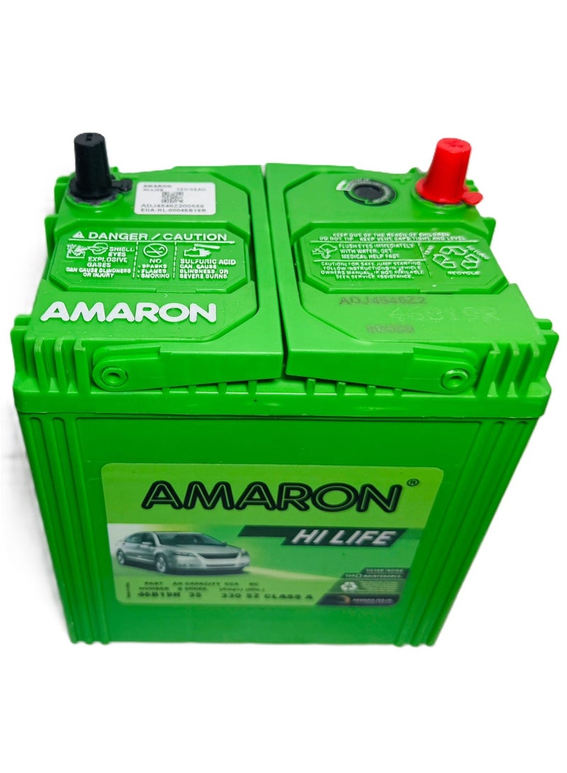 Amaron Car Battery 12V 35AH 46B19R R-Layout Terminal( Toyota Rush / Suzuki Jimny ) - Image 1