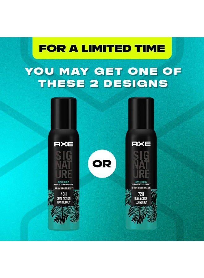 Axe Signature Mysterious Long Lasting No Gas Body Deodorant For Men 122ml - Image 3