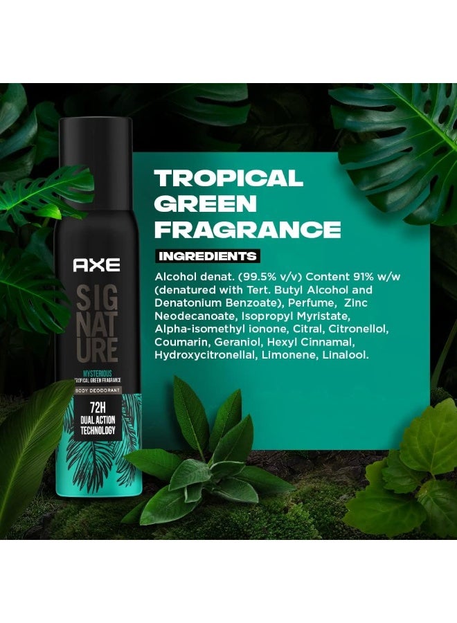 Axe Signature Mysterious Long Lasting No Gas Body Deodorant For Men 122ml - Image 4
