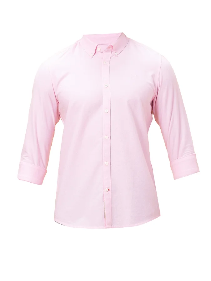 بيينغ هيومان Being Human Pink Slim Fit Shirt For Men