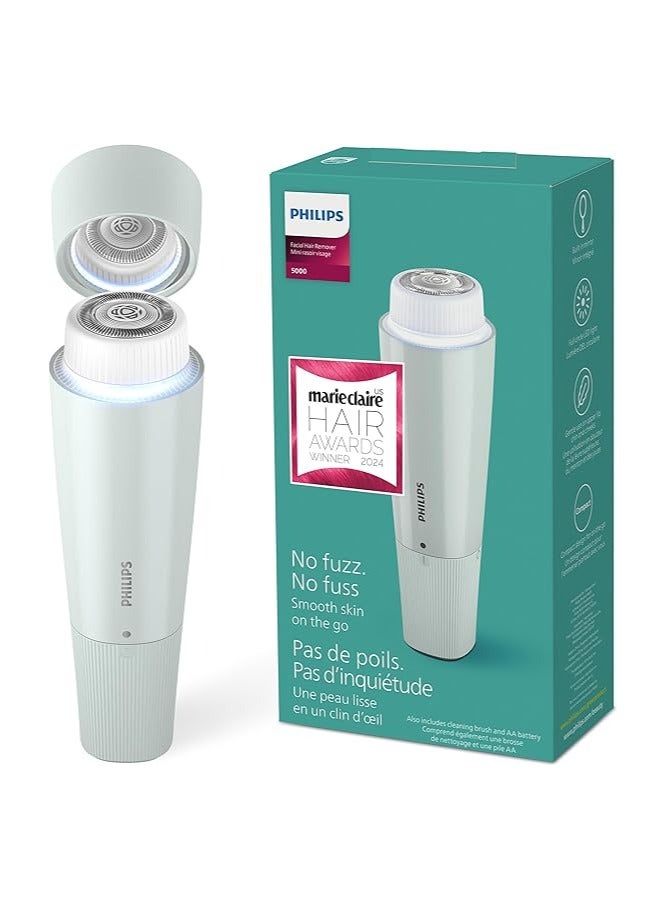 Philips Beauty Series 5000 Electric Shaver and Personal Groomer for Women, Cordless & Compact, Hypollergenic Head, Gentle & Quick Hair Removal Easy Finishing Touch Ups, BRR474/00 - Image 1