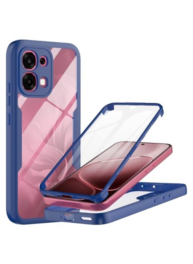 عام غطاء متوافق مع أوبو إيه 6 برو 5G، حماية كاملة للجسم 360 درجة، غطاء هاتف شفاف من TPU بدرجة عسكرية مضاد للصدمات مع حامي شاشة. - Image 1