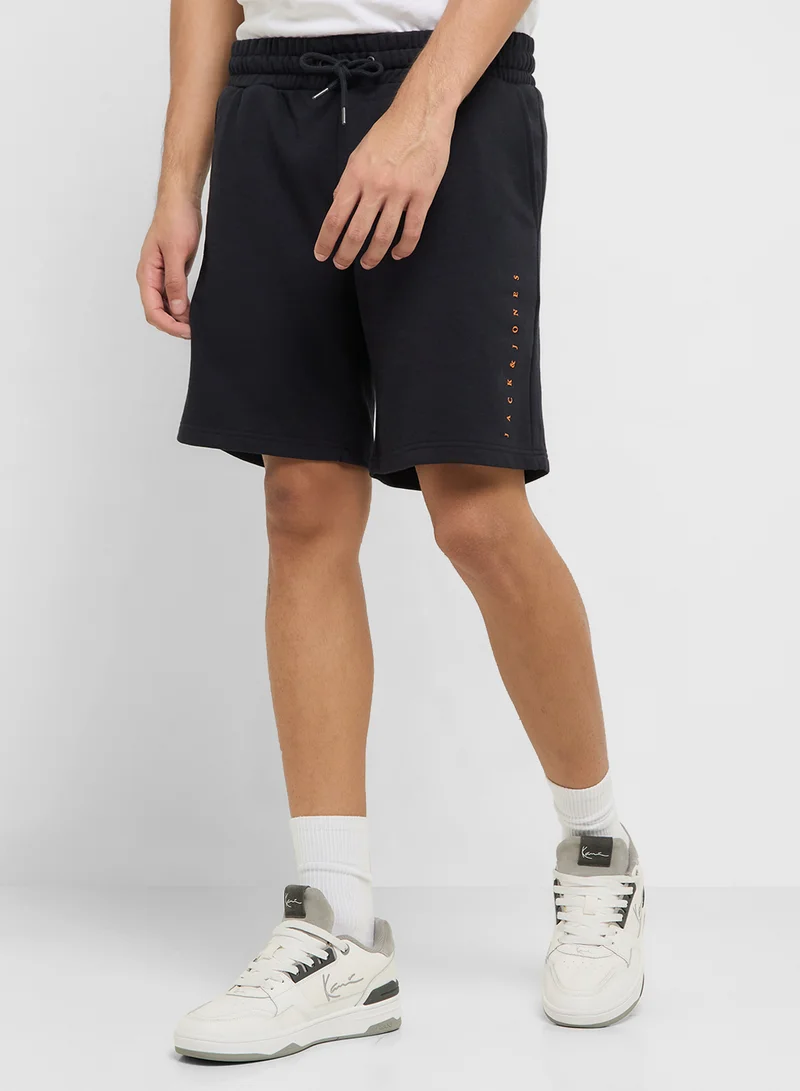 جاك اند جونز Jpstgordon Drawstrings Sweat Shorts