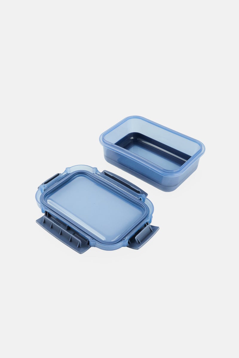Alta Plastic Container With Non-Slip Base Lunch Box, Navy - Image 2