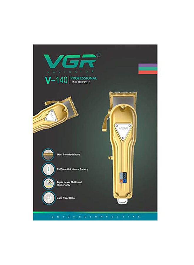 V-140 Electric Hair Clipper Gold