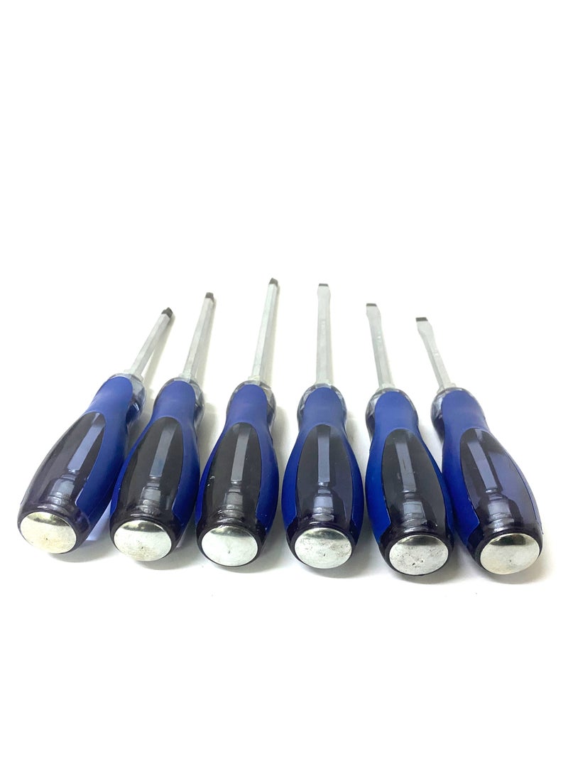 DENOVO 6 pcs Magnetic Screwdriver Set with Hammer Head 3 Phillips 3 Flat Head Slotted  - Image 5