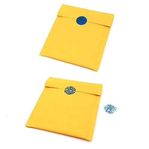 Solitary Walker 200Pcs Tamper Evident Security Void Stickers Diameter 1 inch Round Blue Complete Transfer Tamper Proof Labels Safety Torn up Invalid Seals Tape - Image 3