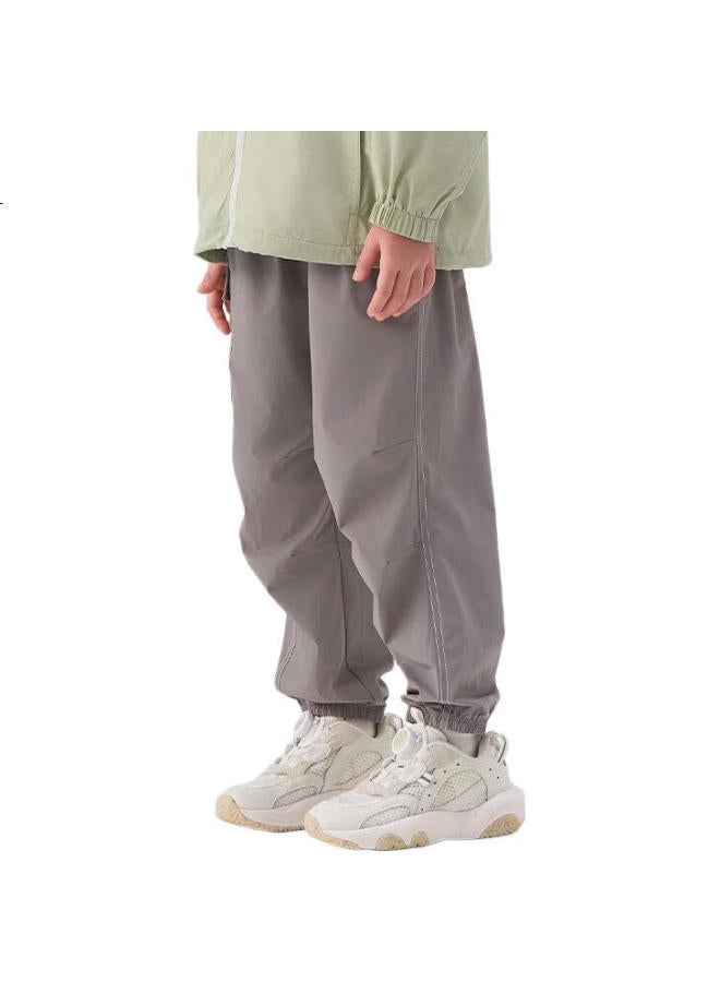 Heybetter Children'S Outdoor Functional Cargo Pants, 1 Piece, 6 Protection, Spring And Summer, For Boys And Girls, Galaxy Gray (Gray), Size 110 - Image 2