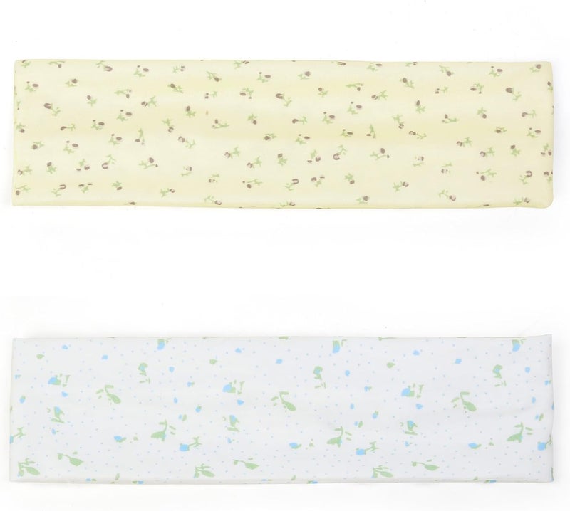 TERSE Fashion Women's Headbands for Short Hair Non Slip Elastic Floral Hairbands, Soft Fabric 2 Inches Thick Stripe Head Bands for Girls, Valentine's Day Heart Headbands - Image 4