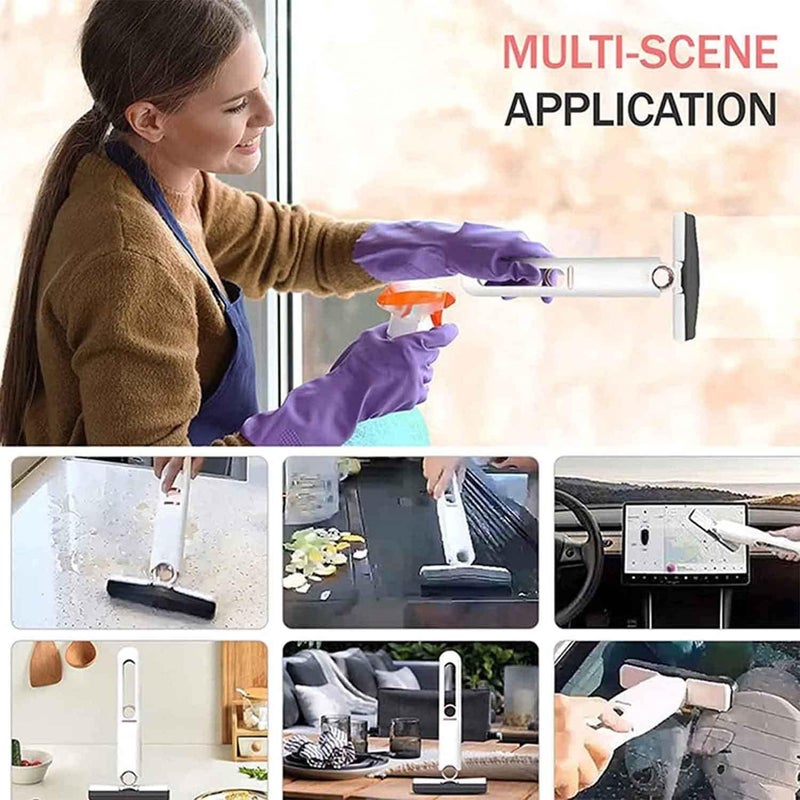 RK RETAILER RK RETAILER Mini Portable Mop Short Handed Mini Mop for Cleaning Glassware and Bathroom Mops Floor Cleaning Mop Mini Portable Short Hand Held mop WindowsMirror WallTilesDesktop - Image 5