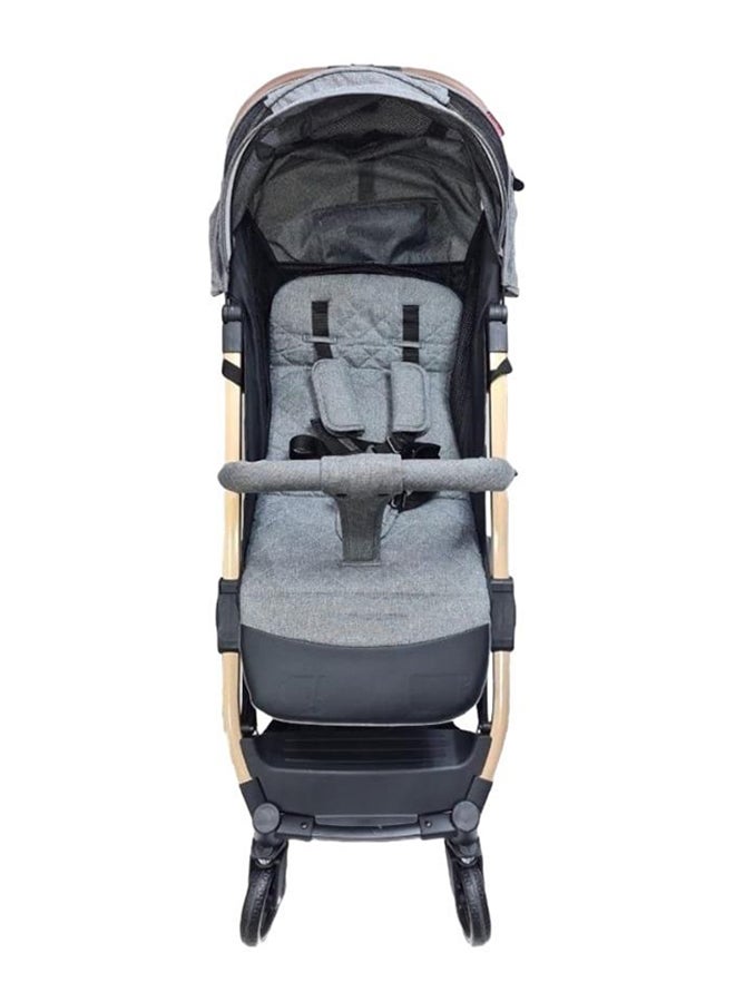 ستار كيدز عربة أطفال قابلة للطي ومزود بأوضاع استلقاء متعددة ومظلة قابلة للتعديل - Image 1