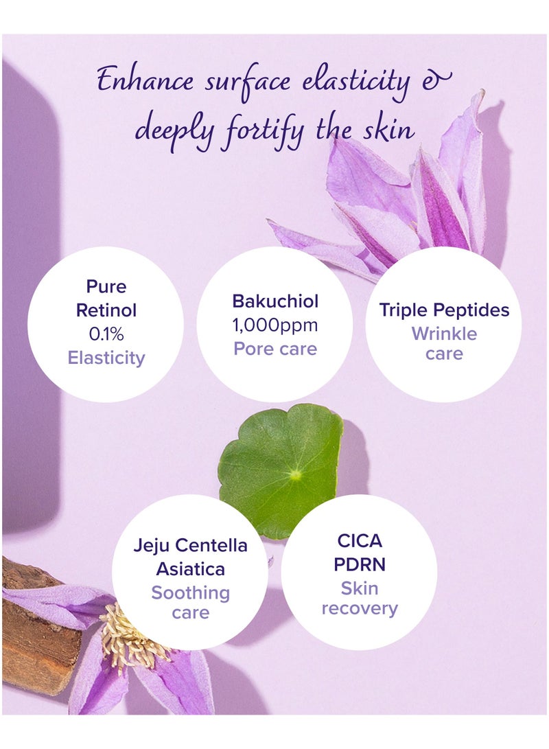 MARY & MAY Mary&May SEOUL EDITION Retinol 0.1% Bakuchiol Cica Serum 2.7oz.(80ml).  Korean Face Serum for Pore Elasticity & Wrinkle Improvement, Cica and Peptides, Fragrance-Free, Vegan, and Cruelty-Free. - Image 3