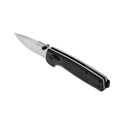 SOG Terminus XR Ergonomic Ambidextrous Lightweight Sleek Balanced Folding Knife| G10 Carbon Fiber Handle | S35VN Steel Blade - Image 2