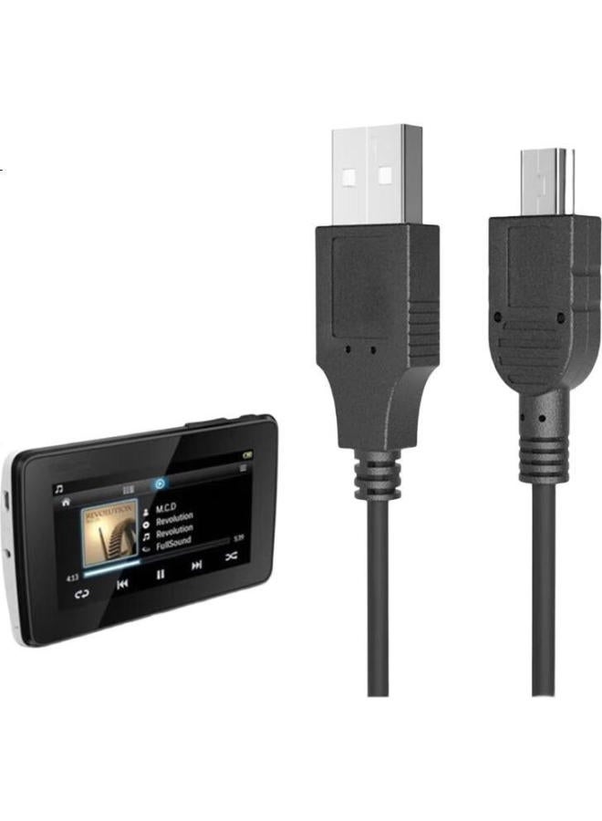 Trendsetter Trapezoidal Mouth Data Cable Mini Usb Elderly Phone Mp34 Radio Speaker Nokia Phone Fire Rabbit Early Education Machine Step High Learning Machine T-Shaped Charging Cable 2 Meters - Image 1