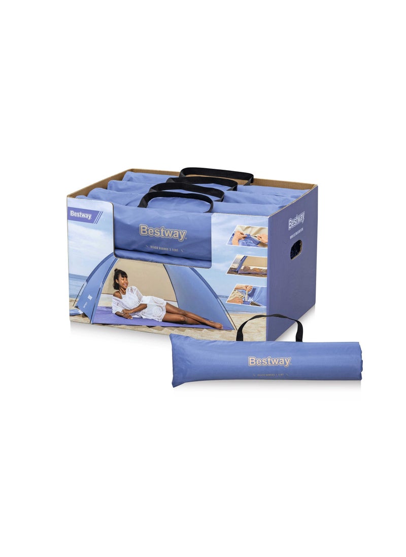 Bestway Bestway Portable Beach Tent - Lightweight Sun Shade with UV Protection, Easy Setup, Foldable Design for Camping, Picnics and Outdoor Relaxation  - Image 4