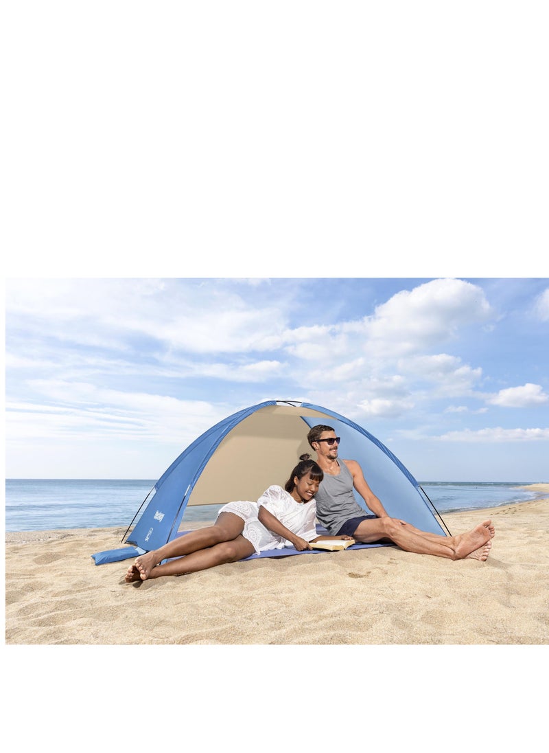 Bestway - Bestway Portable Beach Tent - Lightweight Sun Shade with UV Protection, Easy Setup, Foldable Design for Camping, Picnics and Outdoor Relaxation - Image 1