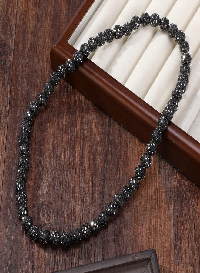 EXPHAIN Philadelphia Phils Baseball Necklace For Men Women Baseballer Inspired Beaded Necklace Unisex Rhinestone Discoball Necklaces Jewelry-gift for baseball team lovers, 20 inches, Rhinestone - Image 3