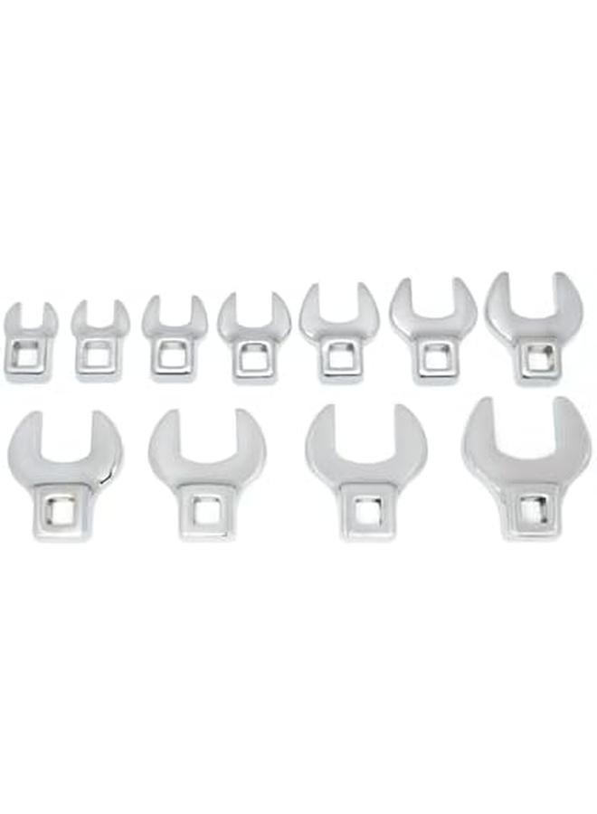 GearWrench 11 Pc. 3 8" Drive Crowfoot Wrench Set Sae 81908 - Image 2