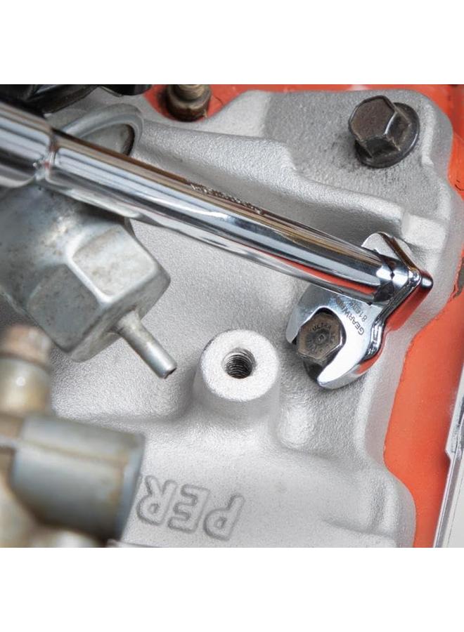 GearWrench 11 Pc. 3 8" Drive Crowfoot Wrench Set Sae 81908 - Image 4