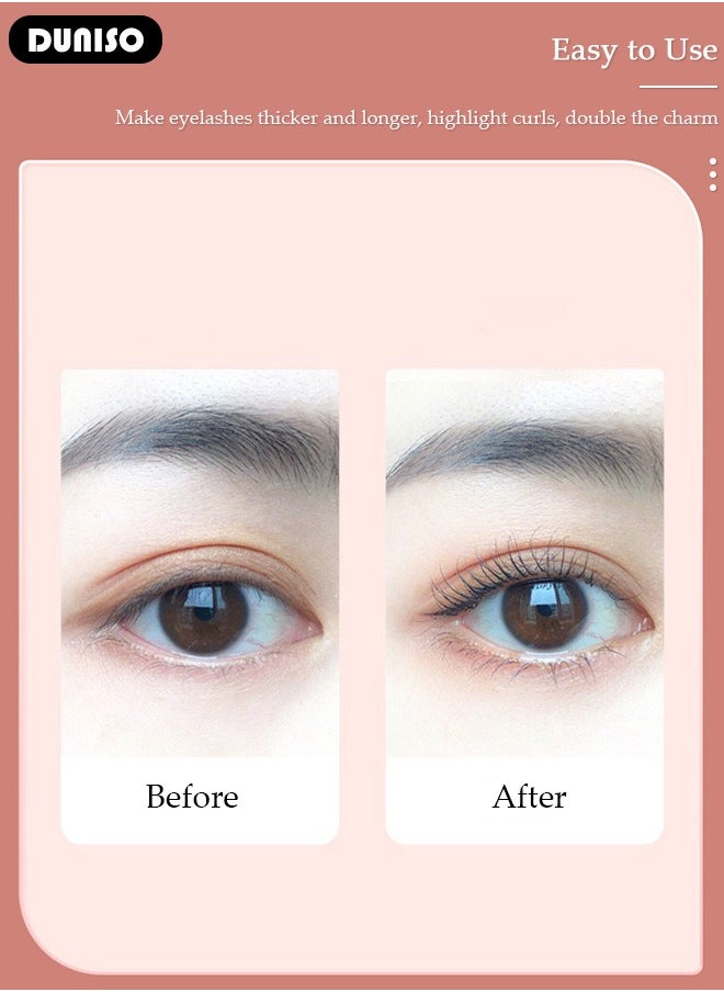 DUNISO Heated Eyelash Curler, Quick Natural Curling Electric Lash Curler, Long Lasting USB Rechargeable Curled Eyelashes, Mini Portable Eyelash Curler, Eyelash Curler Set Beauty Tool  - Image 3