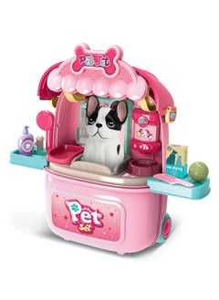Pet Pals 2-in-1 Pet Care Play Set, 20 Pieces