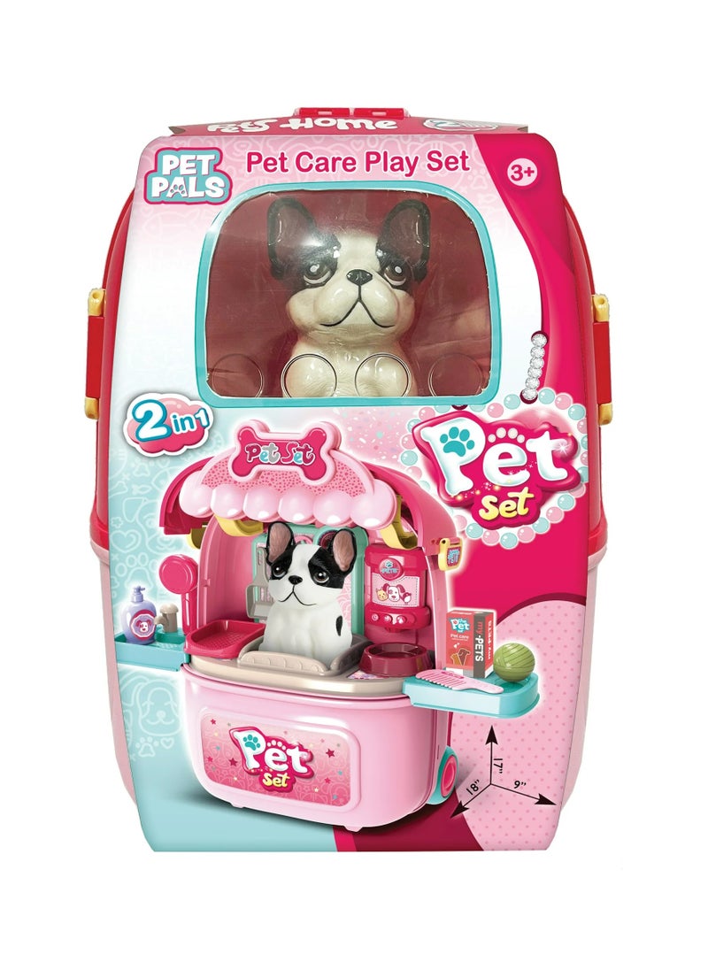 SNW - Pet Pals 2-in-1 Pet Care Play Set, 20 Pieces - Image 1