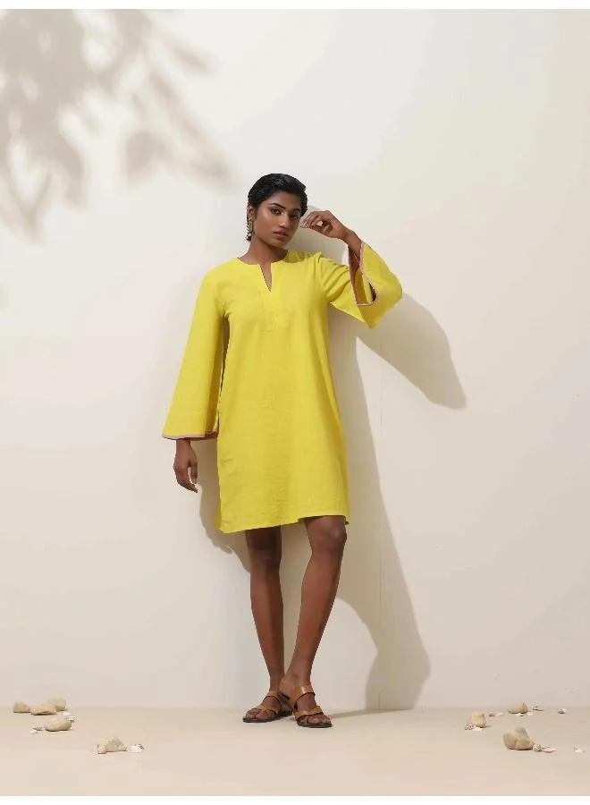 trueBrowns trueBrowns Lime Cotton Dress