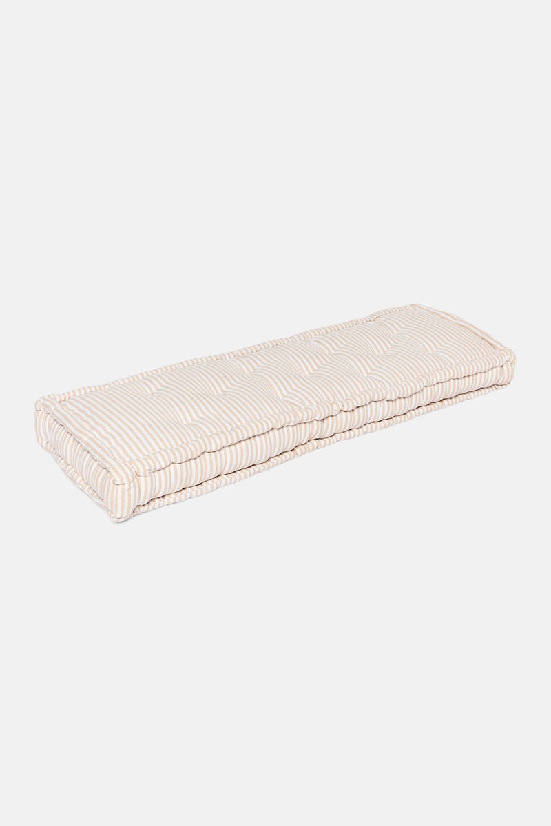 Muy Mucho Floor And Bench Cushion 120 x 42 x 10 cm, Beige  - Image 2