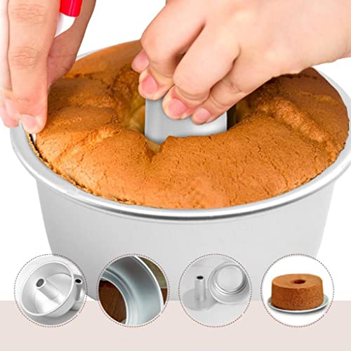 CALANDIS® 1 Set Alloy Chiffon Cake Mold Round Hollow Food Cake Pan Baking Mould 5 Inch | Kitchen, Dining Bar | Baking Accs. Cake Decorating | Baking Accessories | - Image 4