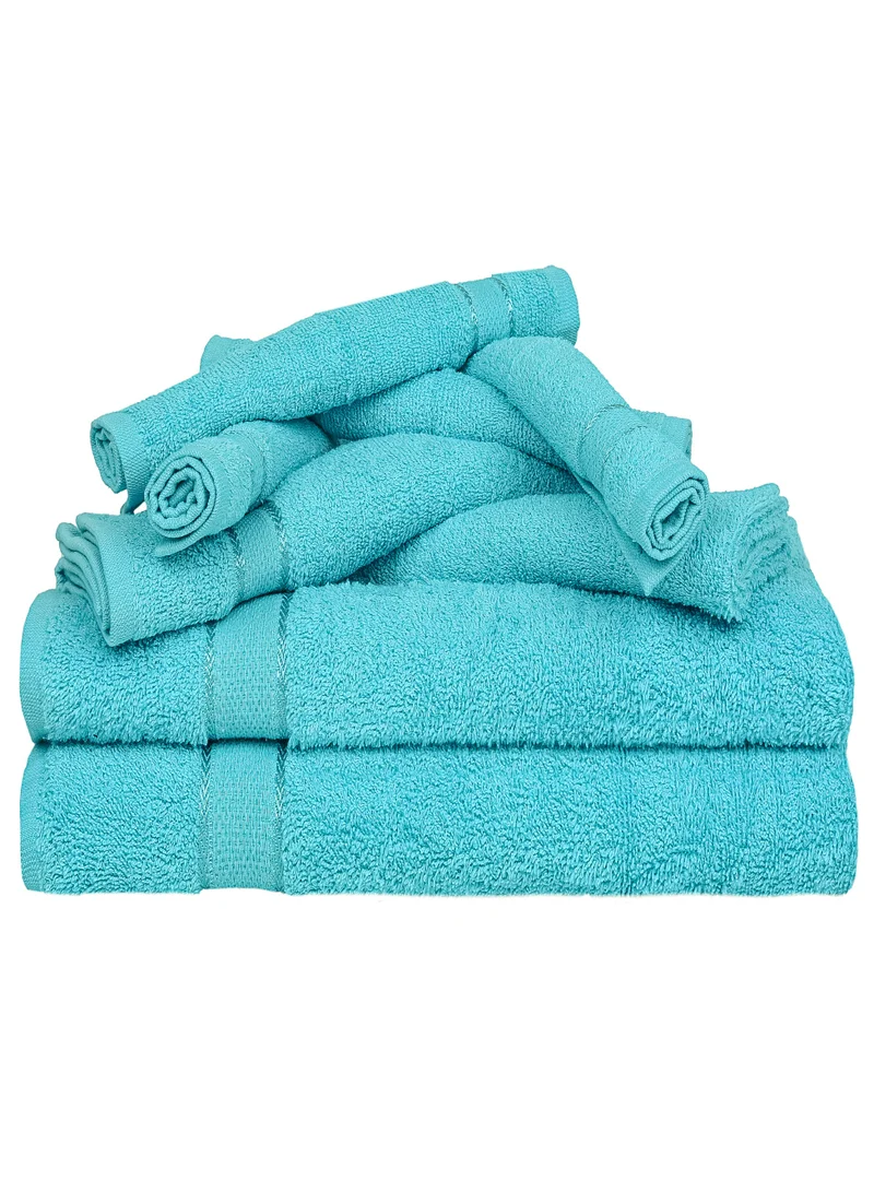 Bliss Casa Bliss Casa - 8 Pieces Towel Set - 2 Bath Towels, 2 Hand Towels, and 4 Washcloths, Ring Spun Cotton Highly Absorbent Towels for Bathroom, Shower Towel
