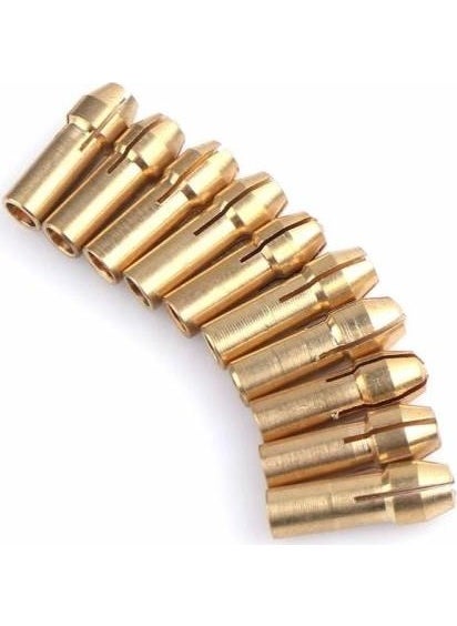 Engraving Machine Drill Bit Collet Set 4.2 mm 10-Piece Dremel Compatible