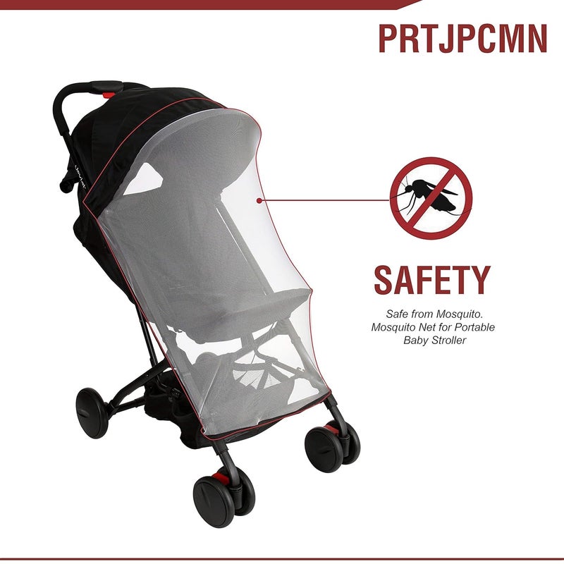Jovial Breathable Stroller Mosquito Protective Net  for Jovial JPC18BK JPC18BL and JPC18RD Portable Baby Strollers  Jovial PRTJPCMN - Image 3