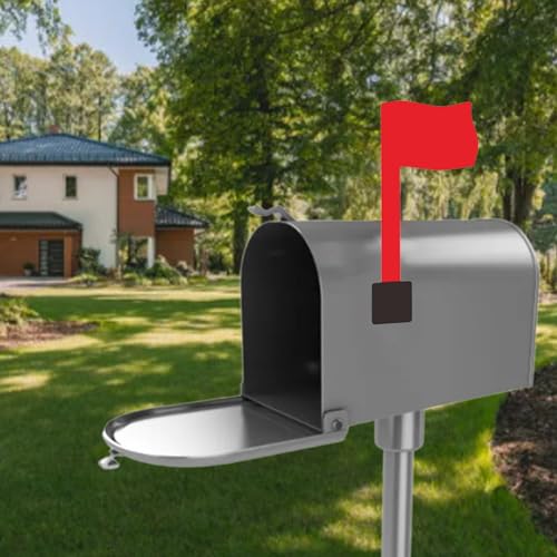 Pcmursal Mailbox Replacement Flag Kit Red Flag for Mailbox Universal Replacement with Double Sided Sticky Pads - Image 5