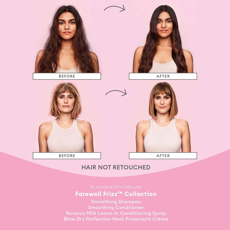 Briogeo Farewell Frizz Blow Dry Perfection & Heat Protectant CrÃ¨me, Anti Frizz Hair Cream with Argan Oil for Styling, Silicone-free, Heat Protectant, Smooths Hair, Vegan, Cruelty-Free, 2 fl oz - Image 2