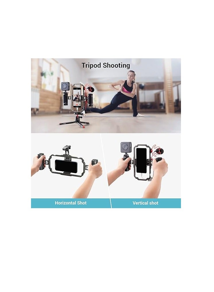 SmallRig Universal Phone Video Rig Kit – Compatible with iPhone 16/15/14/13/12 Pro Max - Image 2