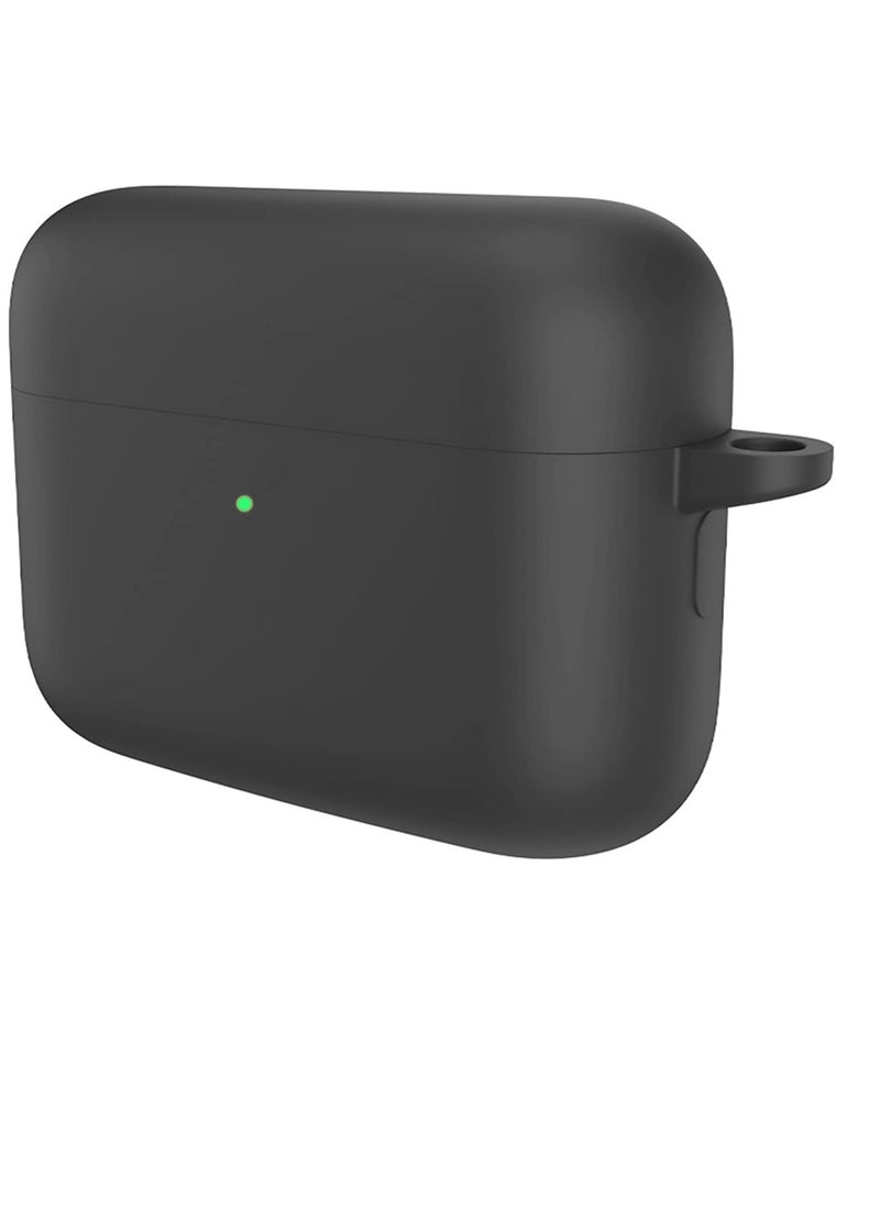 Generic - Silicone Protective Case Cover With Keychain Clip For Airpods Honor X2 / CHOICE X / 2 SE Black - Image 1