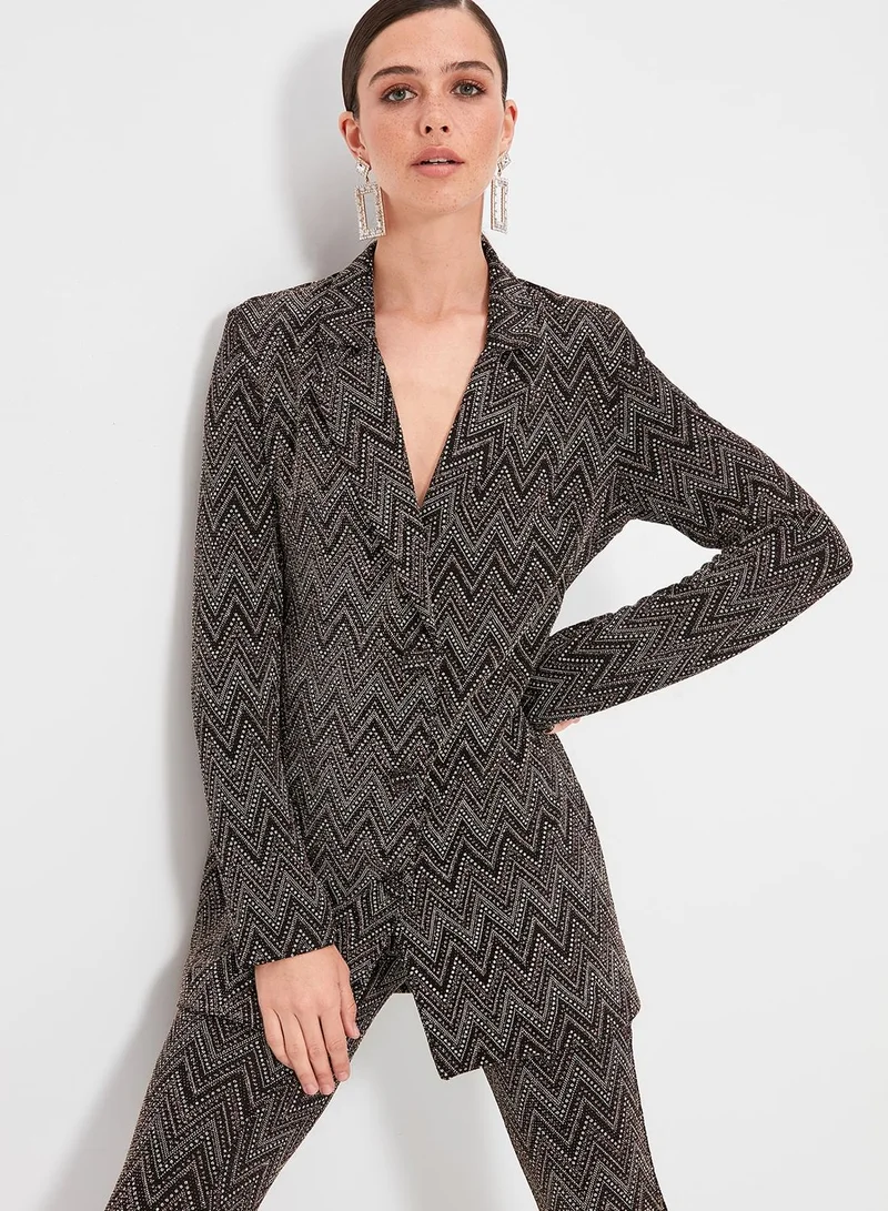 trendyol Printed Blazer