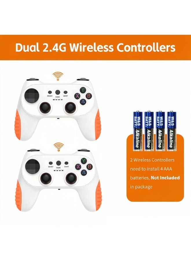 New X10 PRO Game Stick with 128GB 50000+ Retro Games, TV Handheld Game Console with Wireless Gamepads,Video Game HD Output,Gift - Image 5
