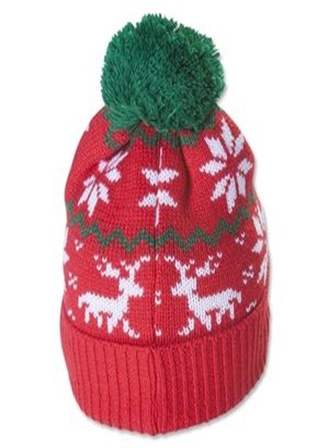 FCB Fc Barcelona Beanie Skull Cap Hat Blue (Christmas Green) - Image 3