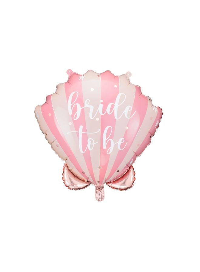 PartyDeco Foil balloon Seashell Bride to be, 52x50 cm, mix - Image 1