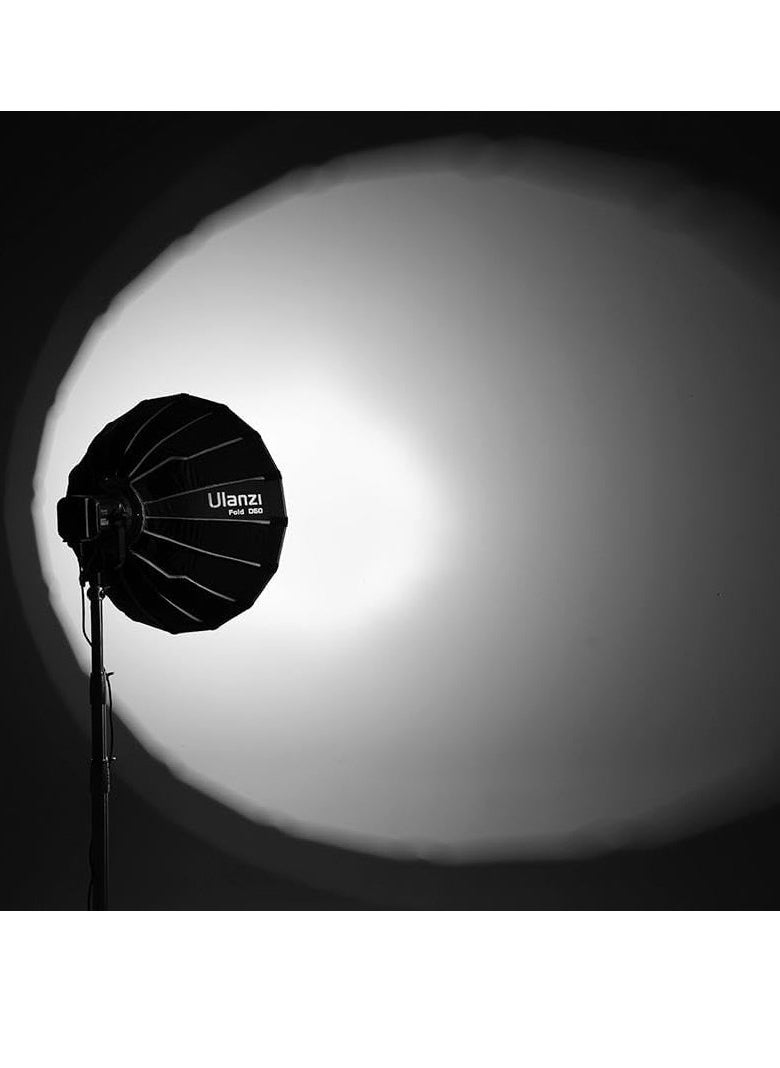 Ulanzi - Parabolic Softbox 60cm with Mini Bowens Mount L054 - Image 1
